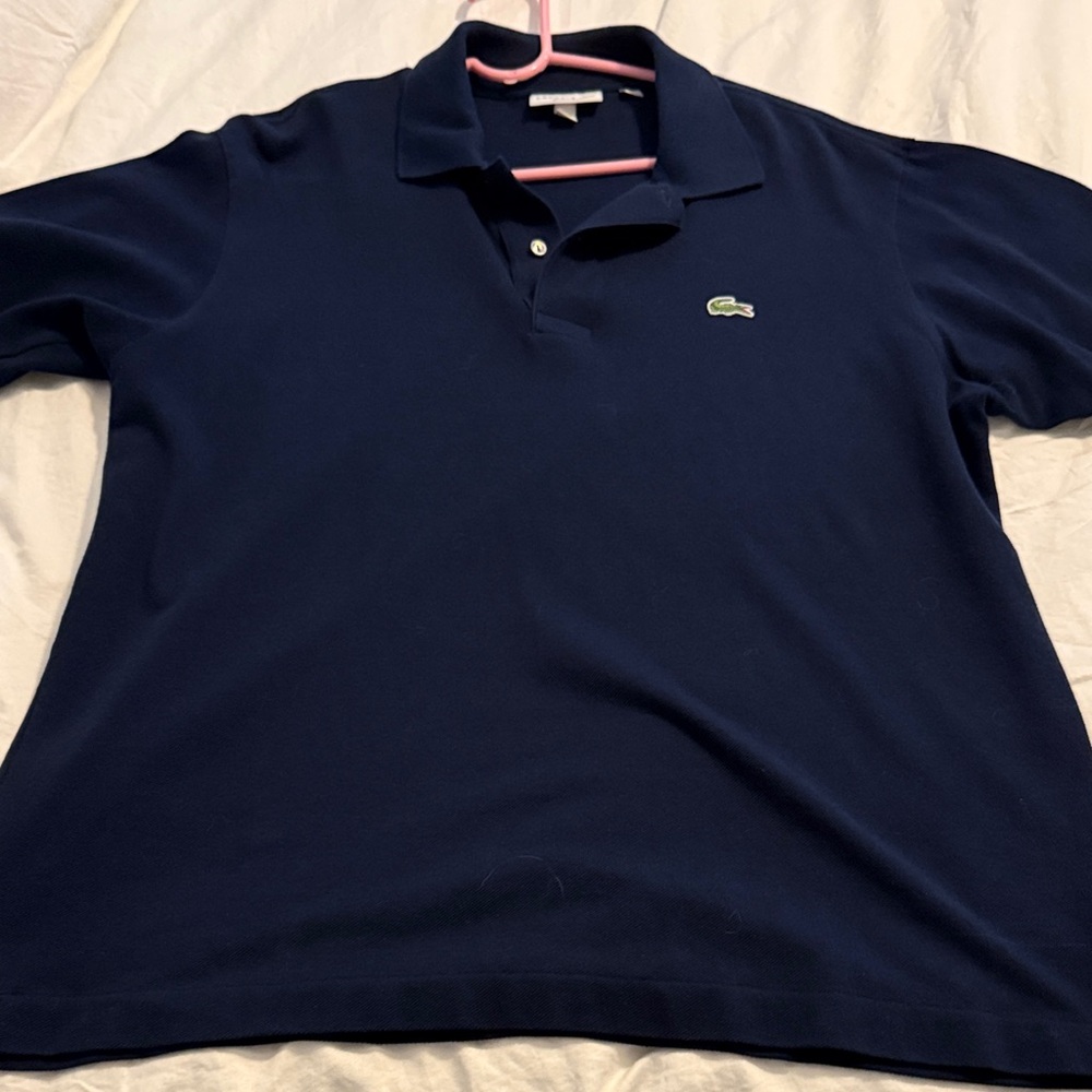 Lacoste Men’s XL Navy Blue Polo